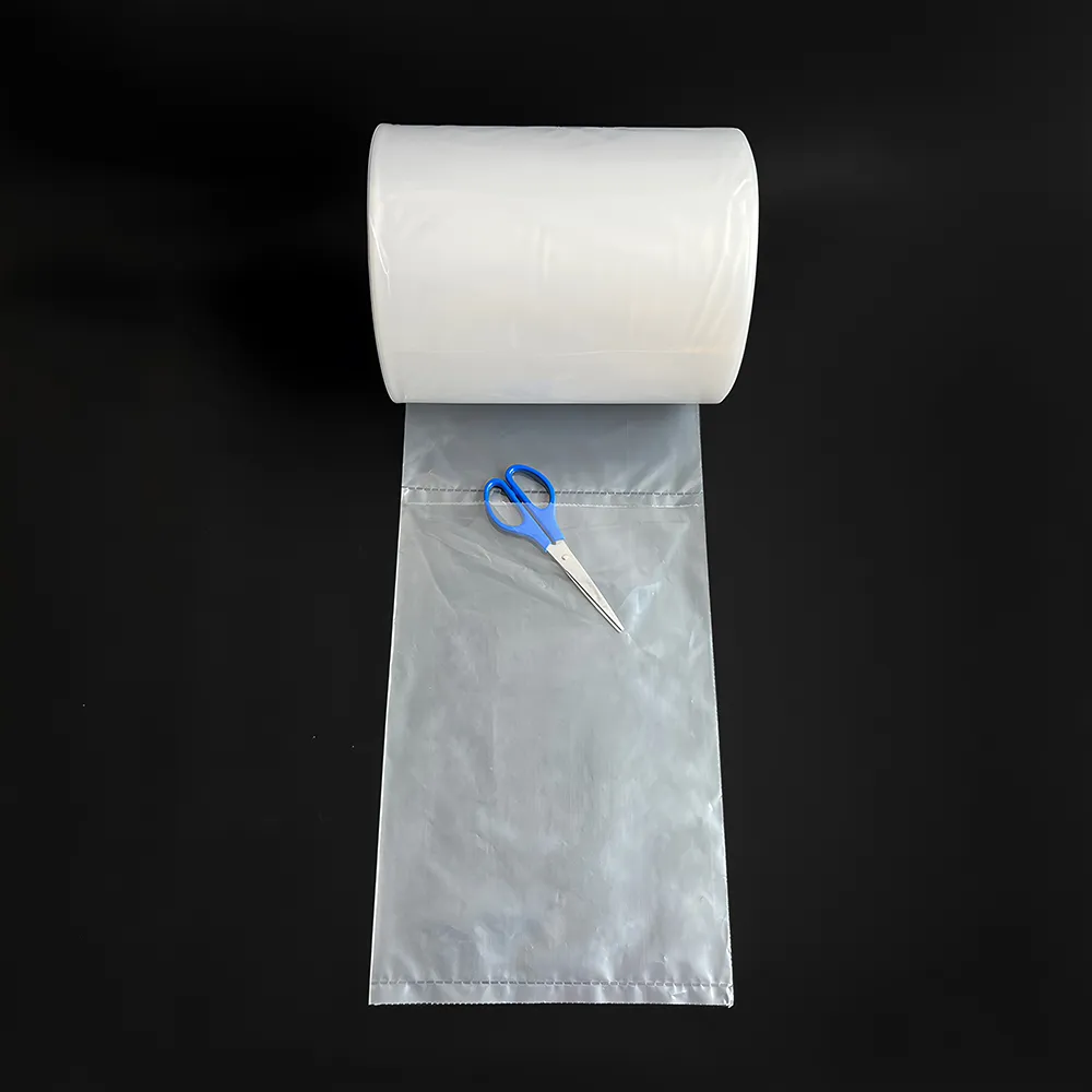 Pre-opened bags clear poly rolls Pre-opened bags clear poly rolls
